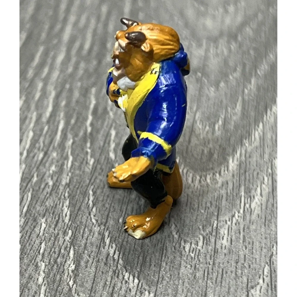 Disney Beauty & The Beast Beast Miniature Figurine Blue Jacket Contemporary